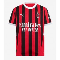 Maglia Calcio AC Milan Alvaro Morata #7 Prima Divisa 2024-25 Manica Corta